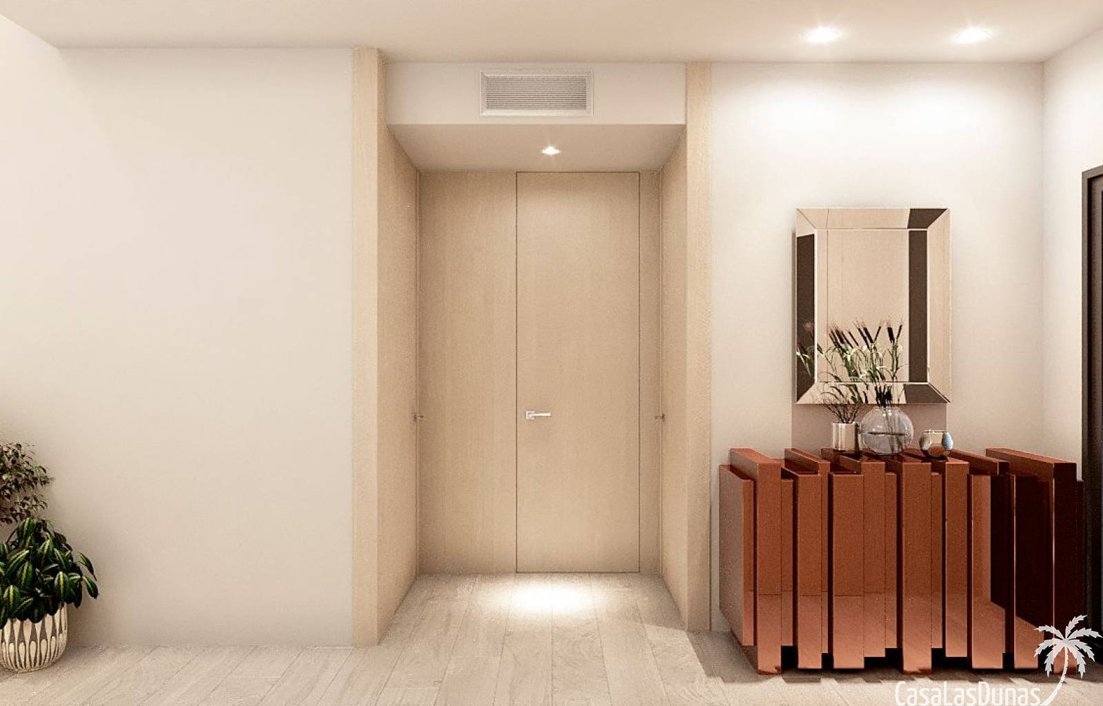  Zeitgemäße Werbung in fußläufiger Entfernung zum hervorragenden Golfplatz in Algorfa. Das Projekt besteht aus insgesamt 40 Gebäuden, darunter 6 unabh