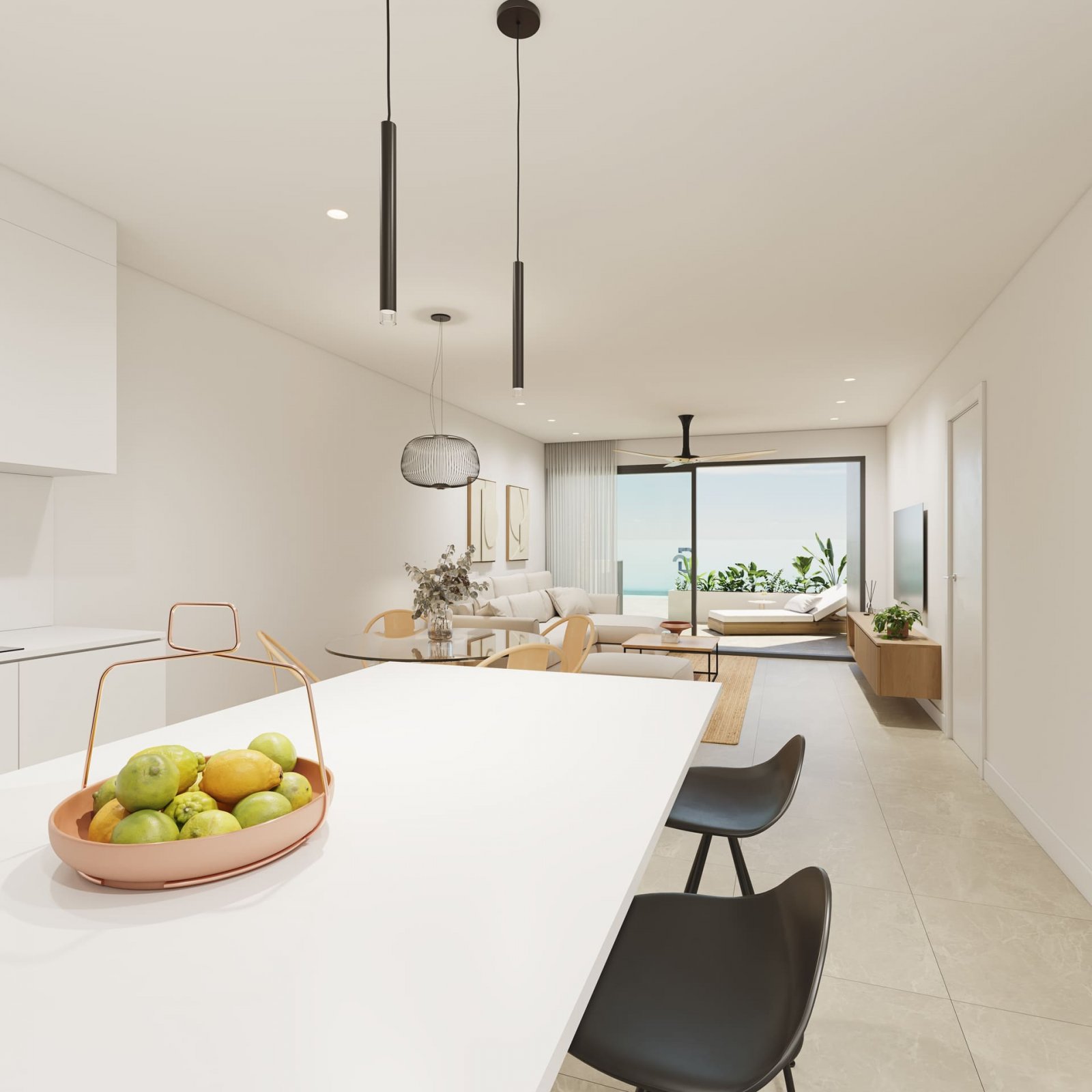  Im charmanten Ort Pilar de la Horadada gelegen, bietet diese Wohnanlage ein einzigartiges Wohnerlebnis mit Meerblick. Bestehend aus sechs Immobilien,