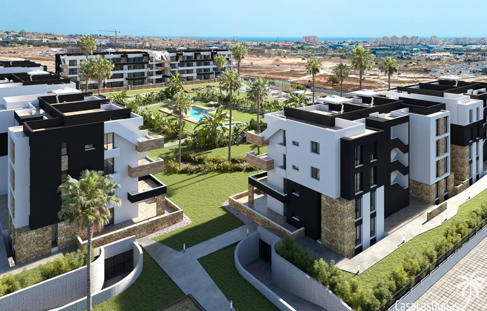  Im sonnigen Torrevieja, nahe der Küste, finden Sie diese modernen, neuen Apartments, die Komfort und Stil vereinen. Jedes Apartment verfügt über ein 