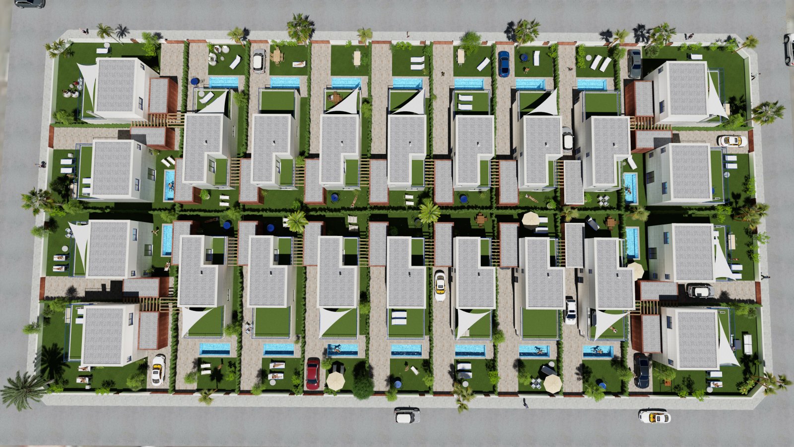  Diese exklusive Sammlung von 13 unabhängigen Häusern befindet sich in der charmanten Stadt Los Alcázares und bietet eine privilegierte Umgebung für d