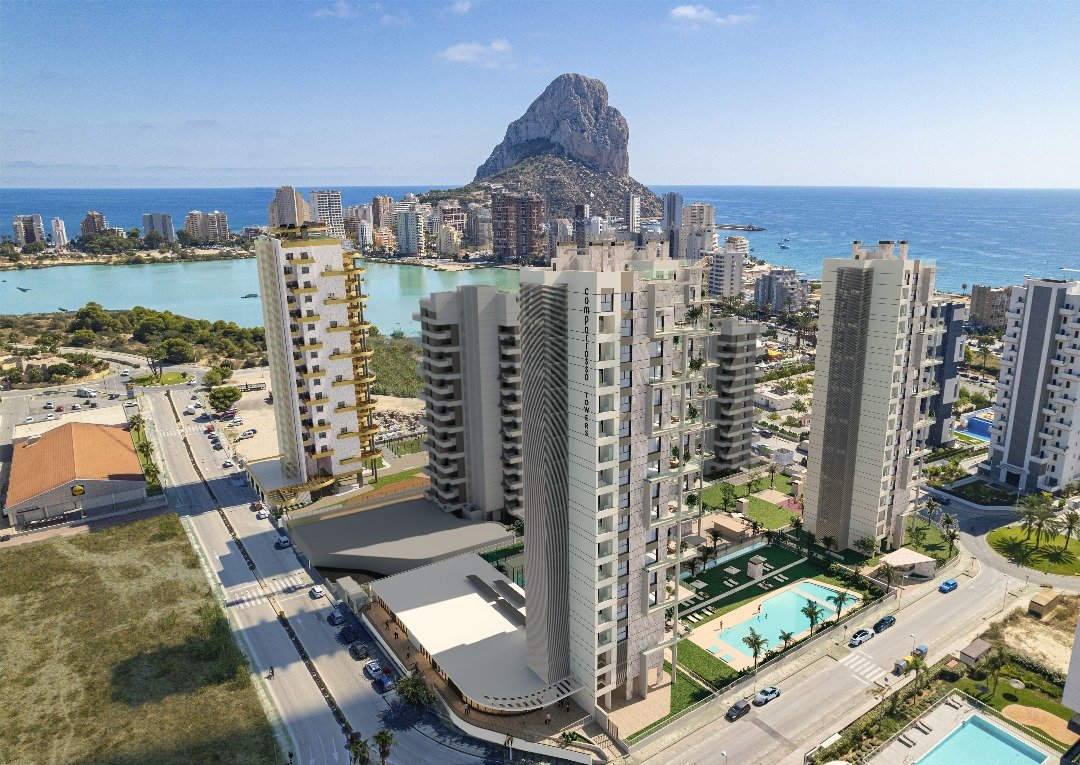  In der charmanten Stadt Calpe gelegen, bietet diese exklusive Wohnanlage eine Auswahl von 32 Wohnungen, darunter Apartments und Penthäuser. Entworfen
