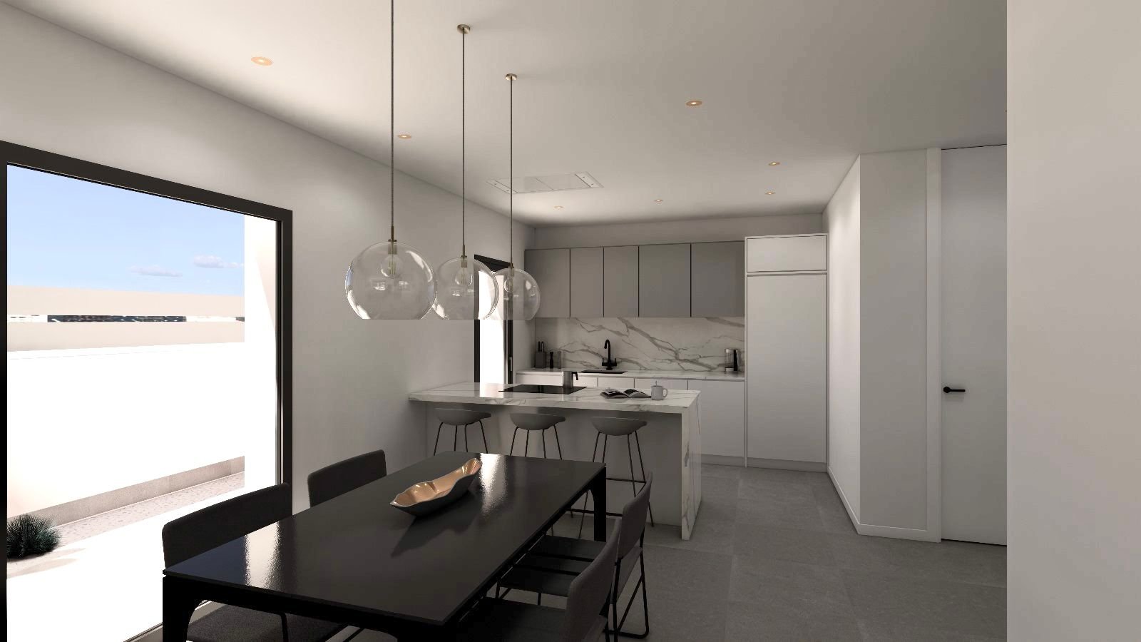  In der charmanten Ortschaft Benijófar gelegen, bietet dieses exklusive freistehende Chalet eine perfekte Kombination aus Komfort und Stil. Mit einer 