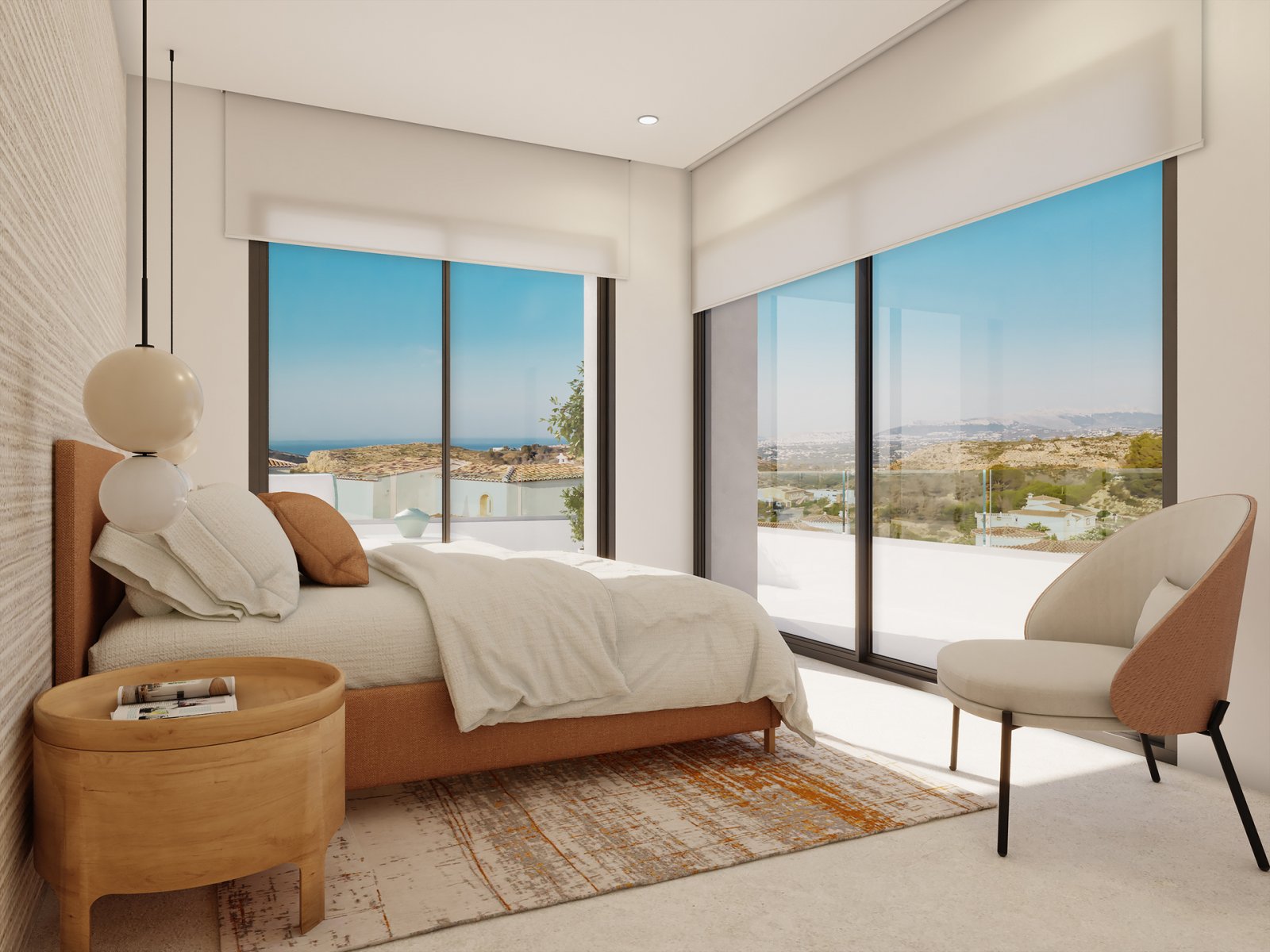  In der prestigeträchtigen Gegend von Cumbre del Sol gelegen, bietet diese Villa ein einzigartiges Wohnerlebnis. Mit Meerblick befindet sich die Immob