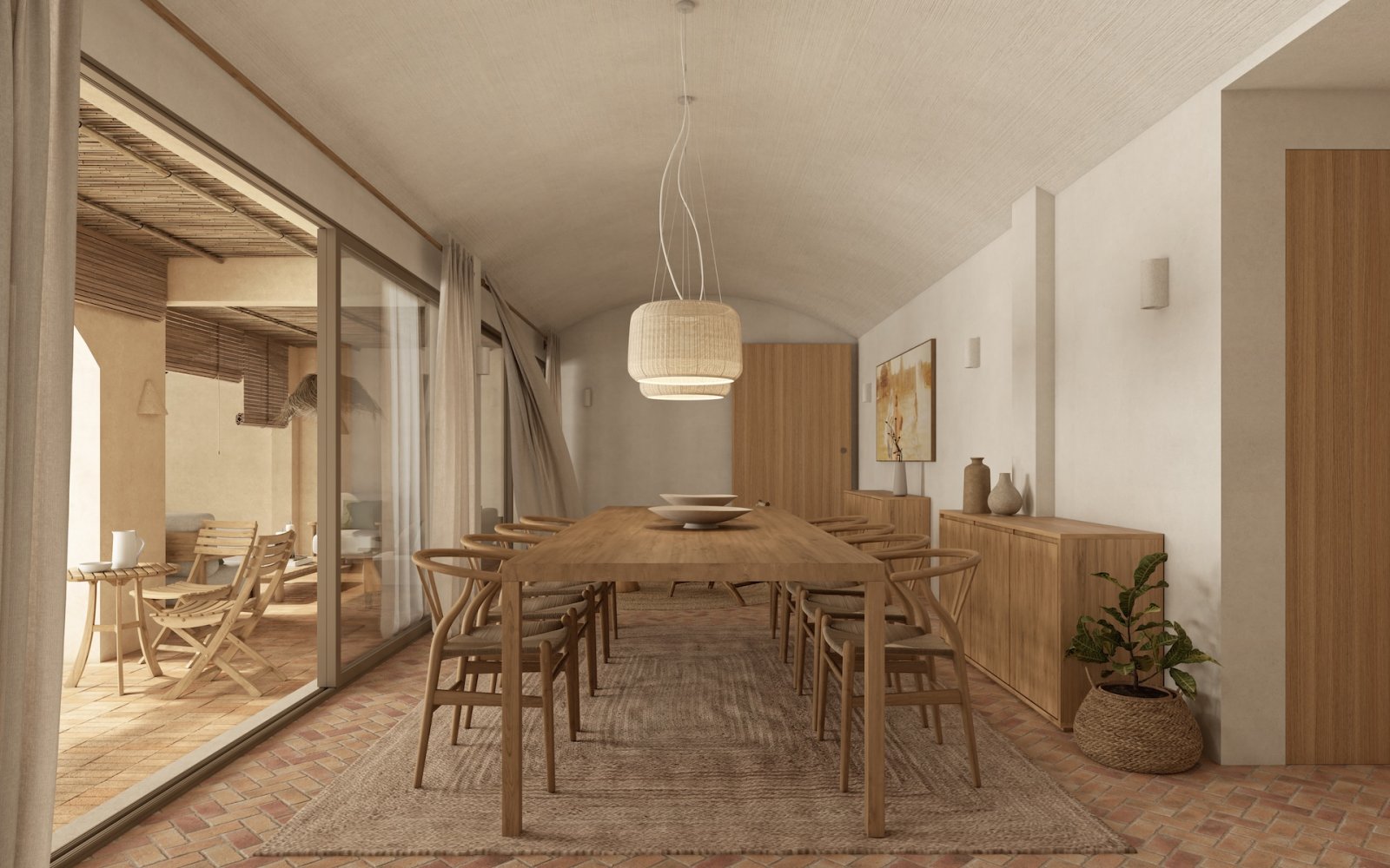  In der charmanten Stadt Benissa gelegen, bietet diese Villa ein einzigartiges Wohnerlebnis mit Meerblick. Die Immobilie befindet sich nur 1 km vom Me