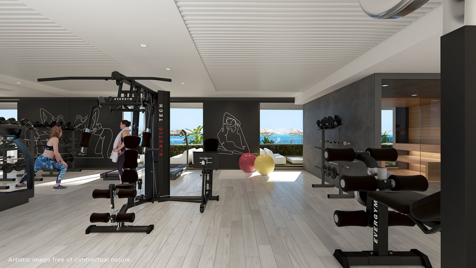  In der exklusiven Gegend von La Manga gelegen, bietet dieser Wohnkomplex ein einzigartiges Wohnerlebnis mit beeindruckendem Meerblick. Mit insgesamt 