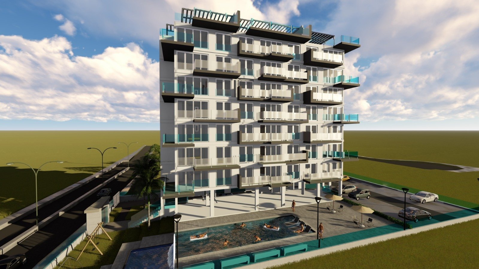  In der wunderschönen Gegend von La Cala gelegen, bietet diese exklusive Wohnanlage eine Auswahl von 14 Immobilien, darunter Apartments und Penthäuser