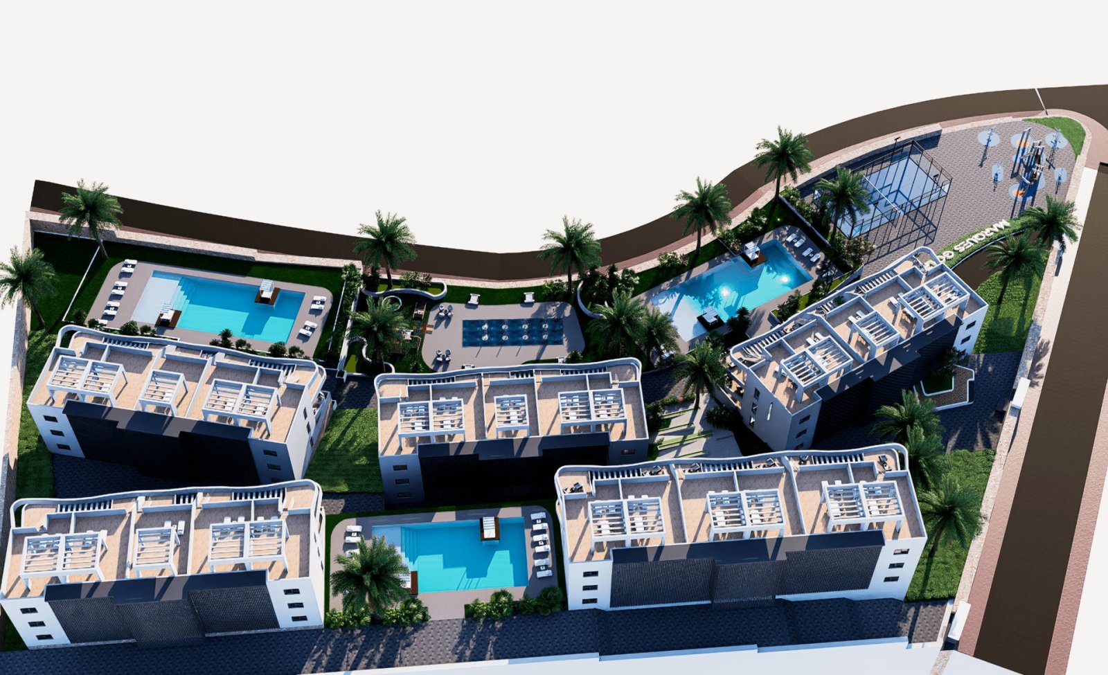  In der charmanten Stadt Finestrat gelegen, bietet diese Wohnanlage eine Vielzahl von Wohnmöglichkeiten, darunter Apartments, Erdgeschosswohnungen und