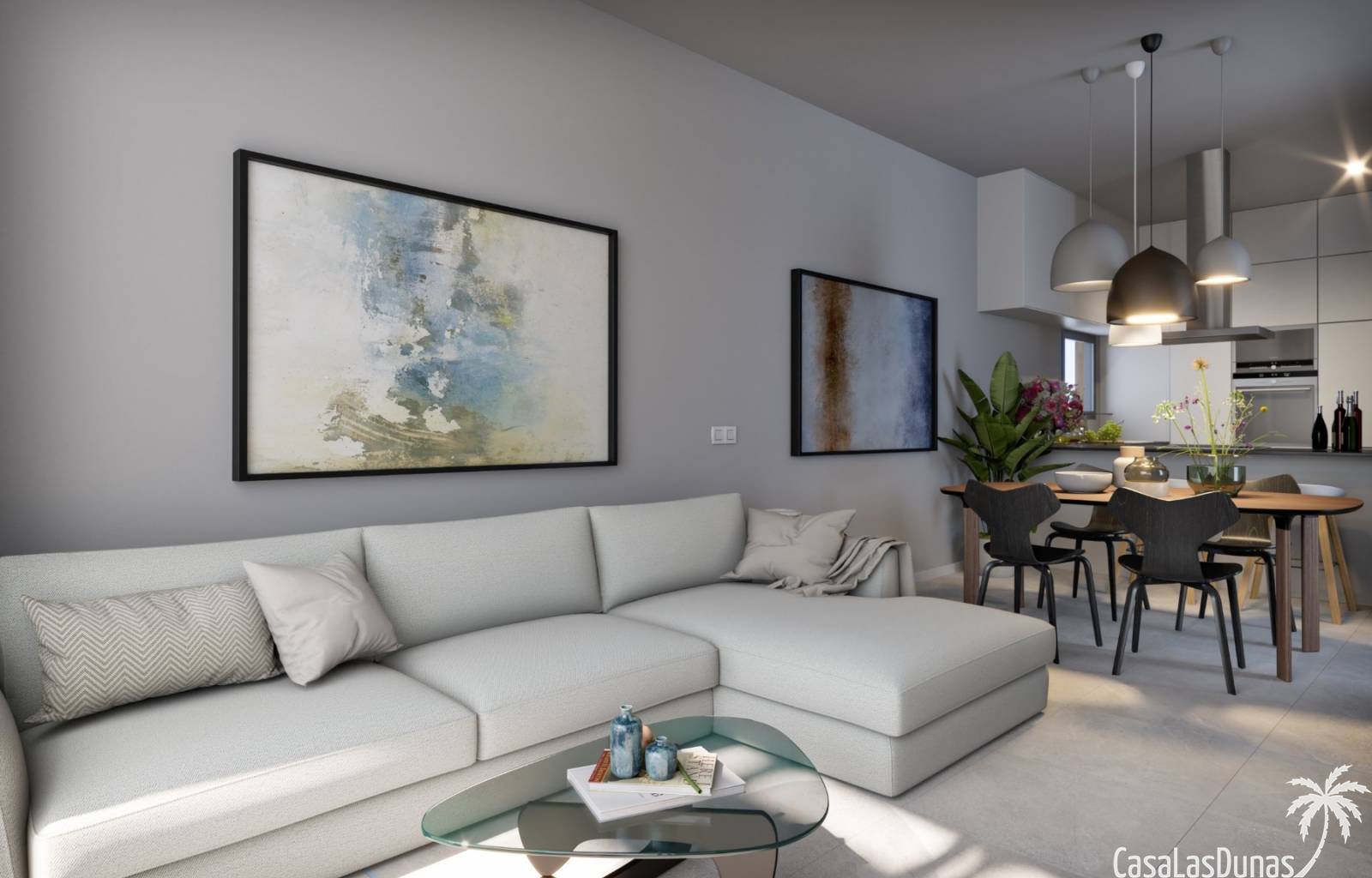  In der lebhaften Gegend von Finestrat, in der Nähe von Benidorm, befindet sich derzeit dieser fantastische Komplex im Bau. Es entstehen sehr geräumig