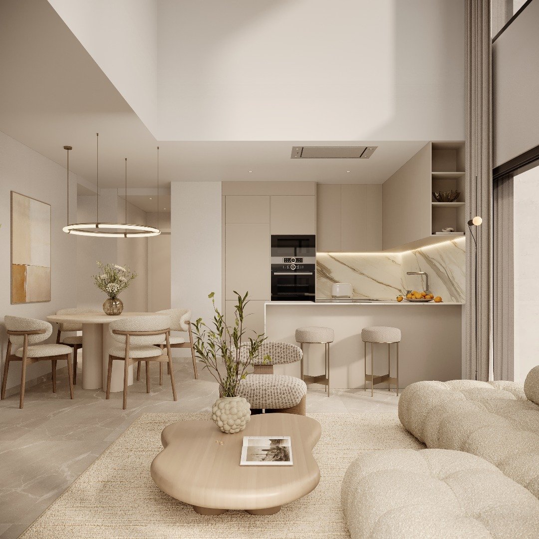  In der charmanten Stadt Calpe gelegen, bietet diese exklusive Wohnanlage eine Auswahl von 32 Wohnungen, darunter Apartments und Penthäuser. Entworfen