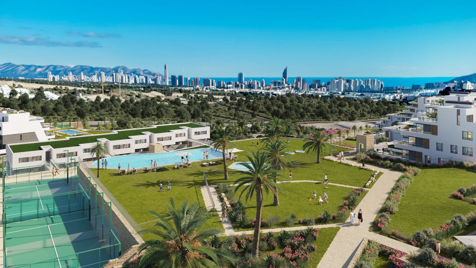  In der schönen Ortschaft Finestrat gelegen, bietet diese Wohnanlage eine Vielzahl von Wohnmöglichkeiten, die unterschiedlichen Bedürfnissen und Vorli