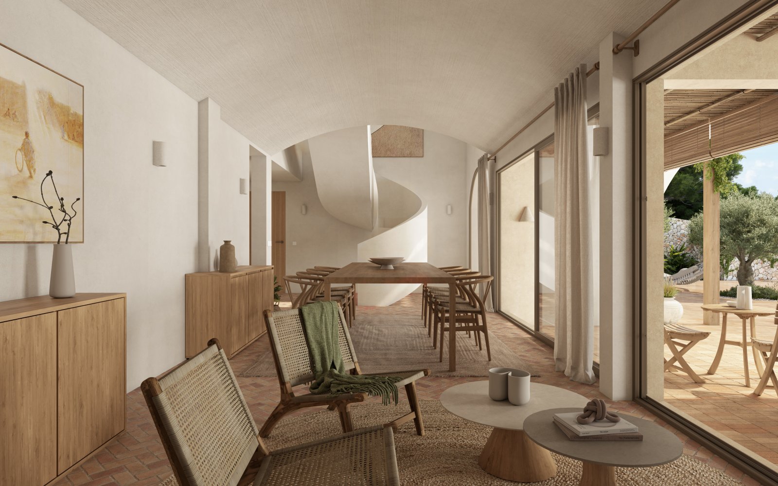  In der charmanten Stadt Benissa gelegen, bietet diese Villa ein einzigartiges Wohnerlebnis mit Meerblick. Die Immobilie befindet sich nur 1 km vom Me