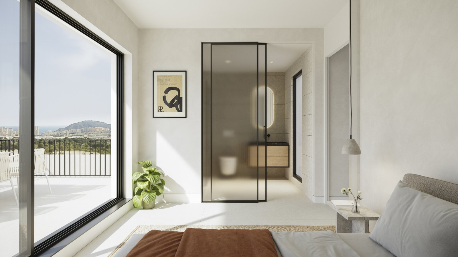  In der charmanten Ortschaft Finestrat gelegen, bieten diese exklusiven Villen eine privilegierte Umgebung mit Meerblick. Mit insgesamt 20 Immobilien 