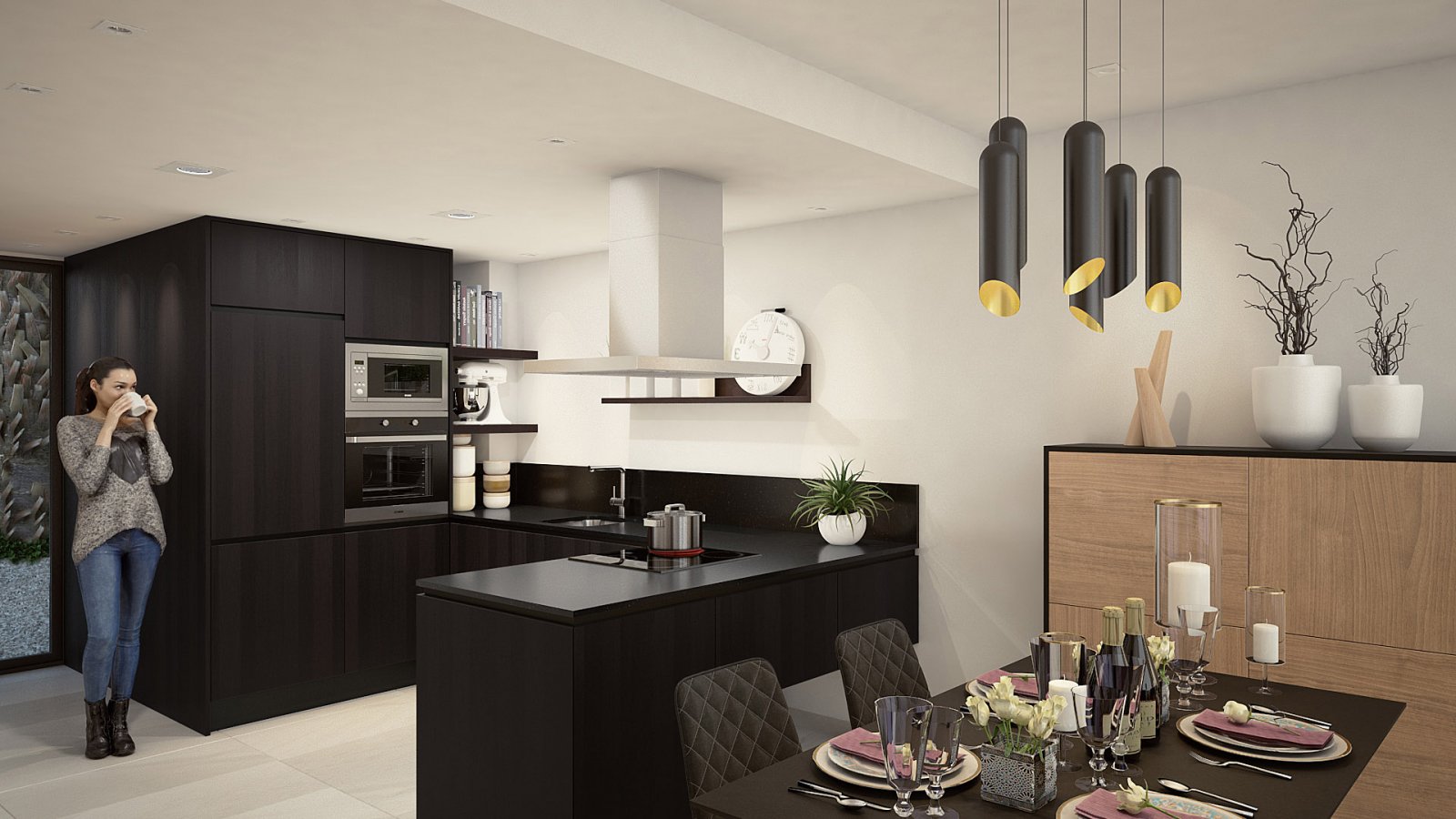  In der prestigeträchtigen Umgebung von La Finca Golf gelegen, bietet diese Wohnanlage eine exklusive Auswahl von 18 Residenzen, verteilt auf Doppelha