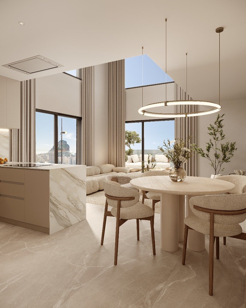  In der charmanten Stadt Calpe gelegen, bietet diese exklusive Wohnanlage eine Auswahl von 32 Wohnungen, darunter Apartments und Penthäuser. Entworfen