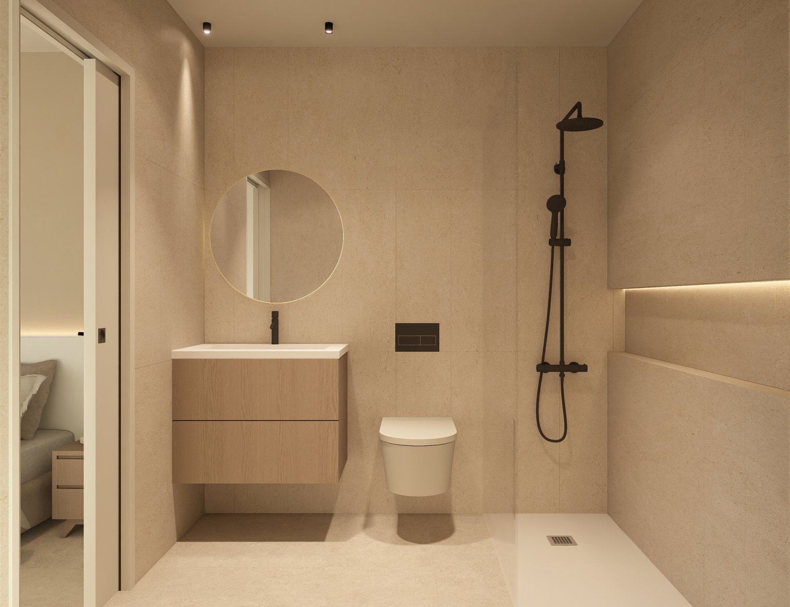  In der charmanten Stadt Torre-Pacheco gelegen, bietet diese exklusive Sammlung unabhängiger Wohnhäuser eine privilegierte Umgebung mit Meerblick. Mit