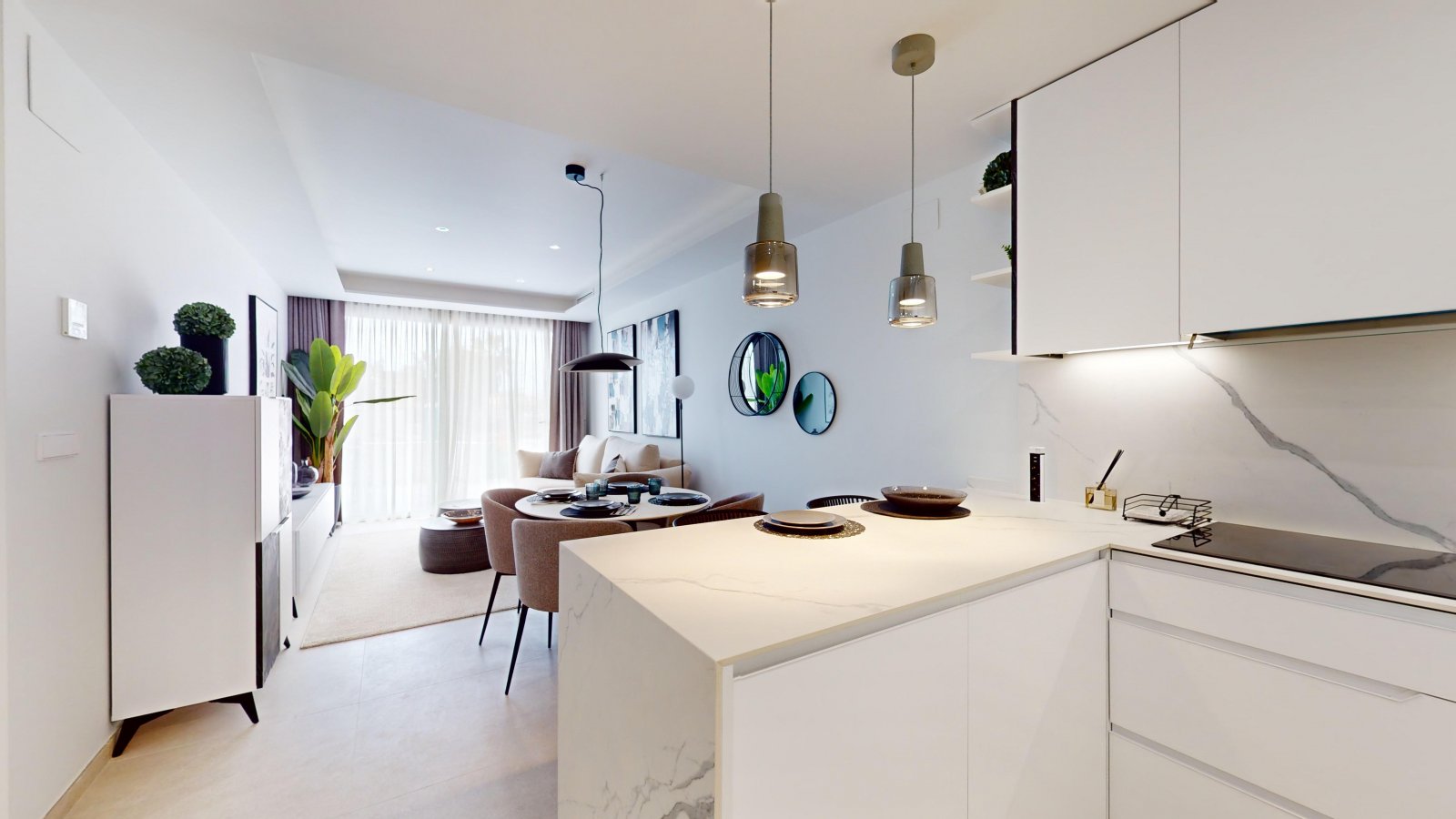  In der prestigeträchtigen Gegend von Cabo Roig gelegen, bietet diese Wohnanlage eine Auswahl von 23 Immobilien, darunter Apartments, Erdgeschosswohnu