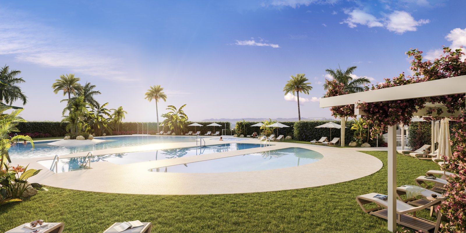  In der charmanten Stadt La Vila Joiosa gelegen, bietet dieses Wohnresort eine Vielzahl von Wohnmöglichkeiten, die unterschiedlichen Bedürfnissen und 