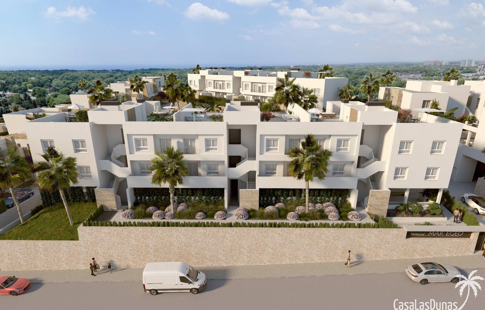  In diesem bekannten und gepflegten Golfresort finden wir ein Projekt mit vielen verschiedenen Haustypen. Es gibt Apartments, Stadthäuser und freisteh