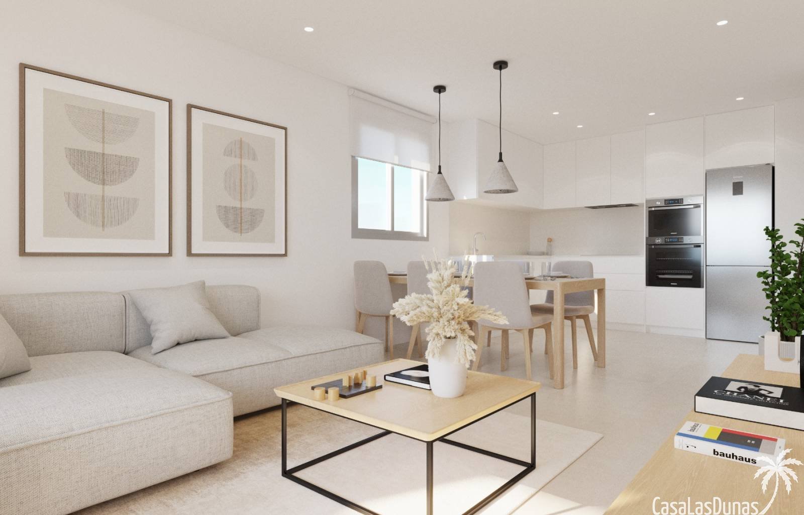  Nur einen Steinwurf von der wunderschönen Playa Elisa in Santa Pola entfernt, am Rande des Dorfes mit Blick nach Süden, finden wir diesen neuen Kompl