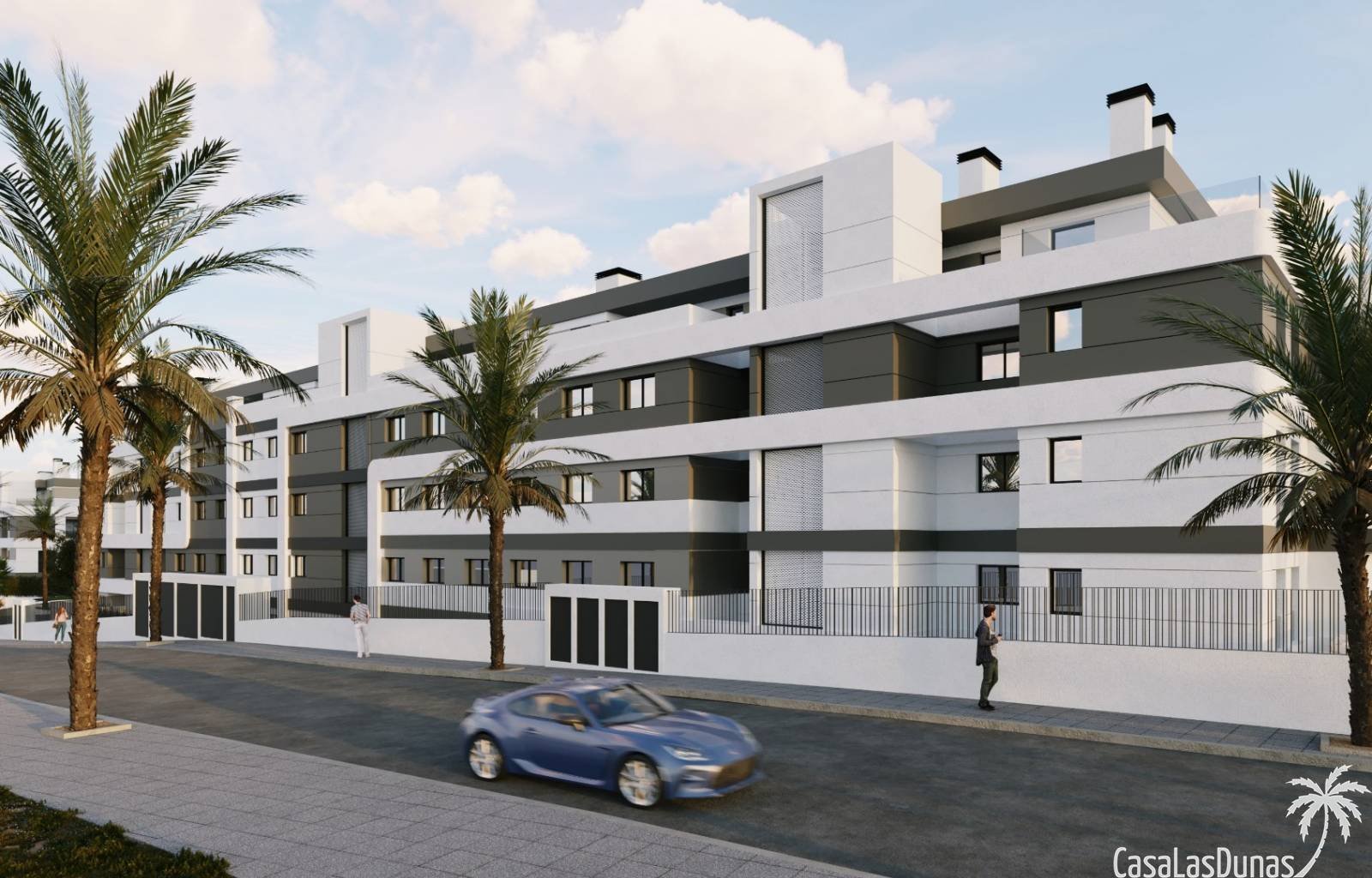  An der Costa Blanca Süd entsteht ein brandneuer Wohnkomplex mit Luxusapartments und -villen. In Phase 1 stehen noch Wohnungen mit 2 oder 3 Schlafzimm