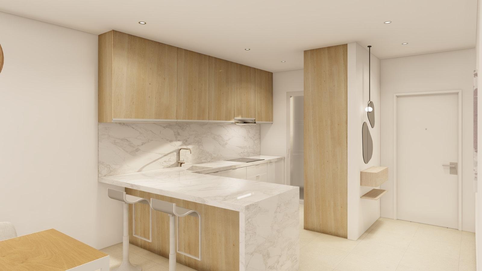  Wunderschönes neues Ferienapartment in Torre de la Horadada, 3 Schlafzimmer, 2 Badezimmer, voll lizenziert, garantierte Mieteinnahmen, bezugsfertig a