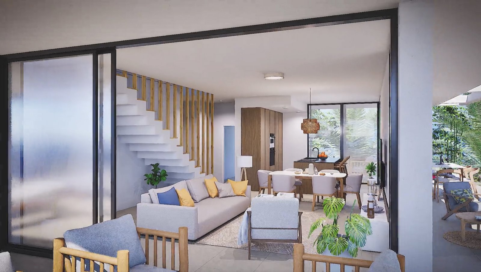  In der charmanten Gegend der Kleinen Inseln gelegen, bietet dieses Wohnresort eine Auswahl von 27 Immobilien, die für das Küstenumfeld konzipiert sin