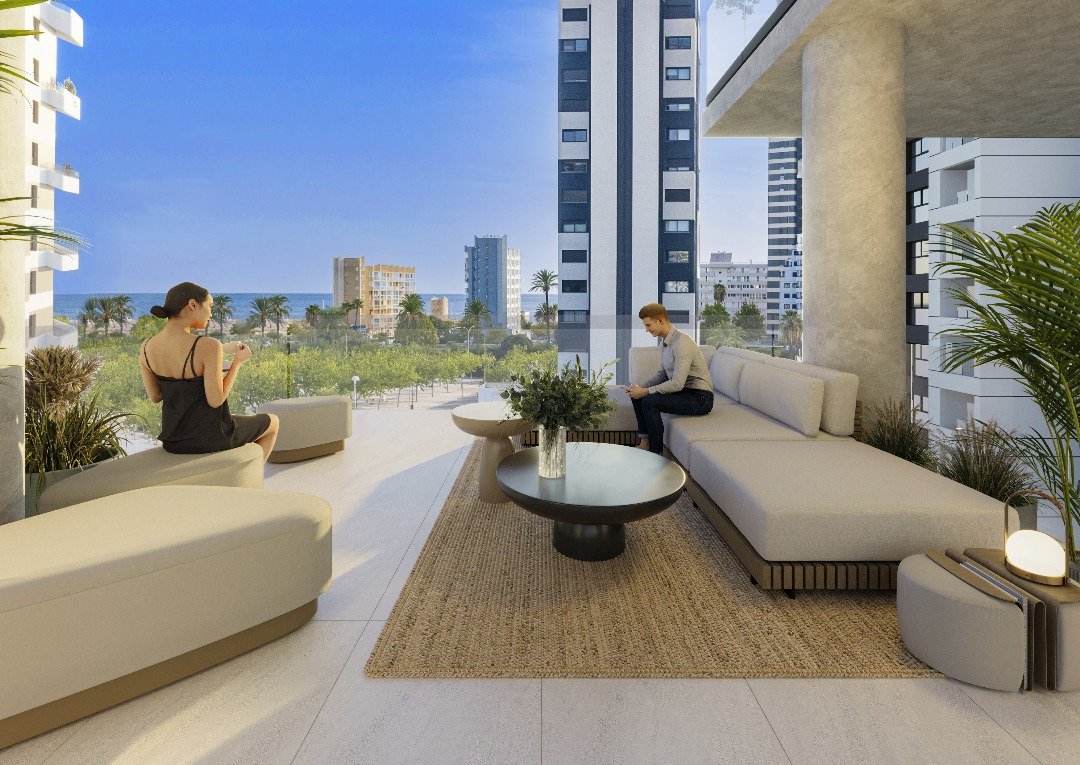  In der charmanten Stadt Calpe gelegen, bietet diese exklusive Wohnanlage eine Auswahl von 32 Wohnungen, darunter Apartments und Penthäuser. Entworfen