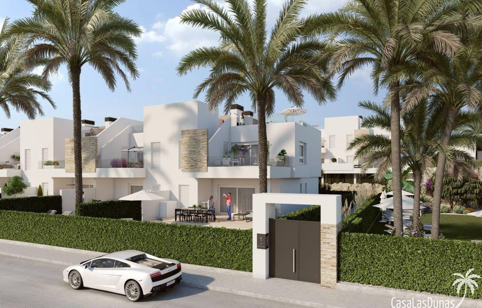 Diese geräumigen, neu gebauten Apartments befinden sich auf einem Golfplatz an der Costa Blanca im Süden. Diese hellen Neubauwohnungen verteilen sich