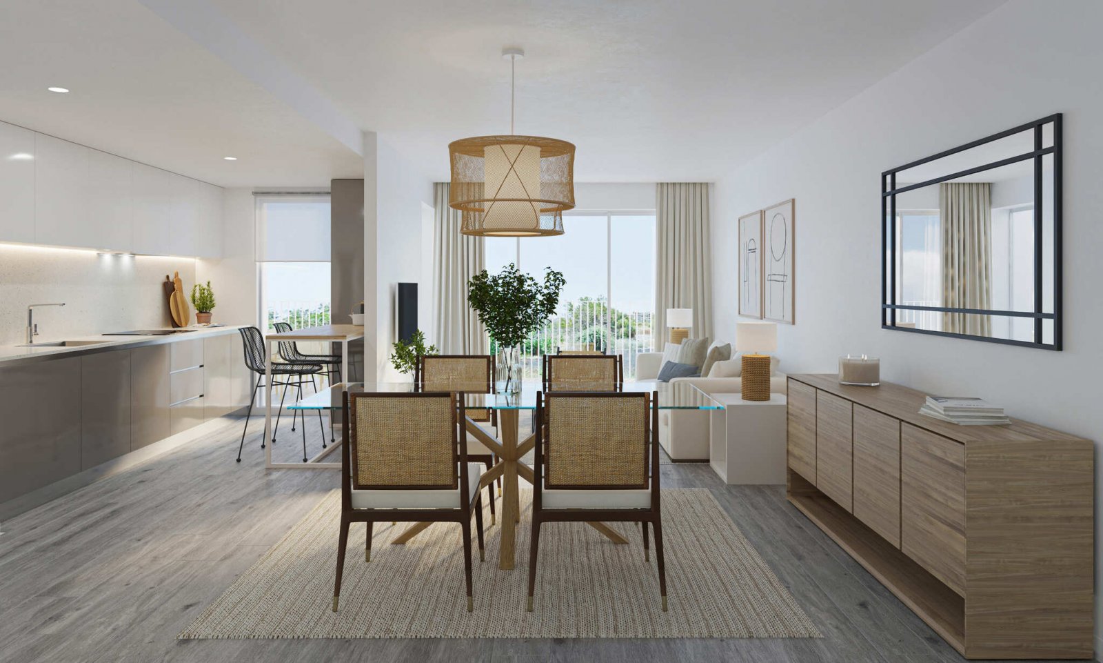  In der charmanten Stadt Jávea gelegen, bietet dieser Wohnkomplex eine Vielzahl von Optionen für diejenigen, die ein Zuhause in Meeresnähe suchen. Mit