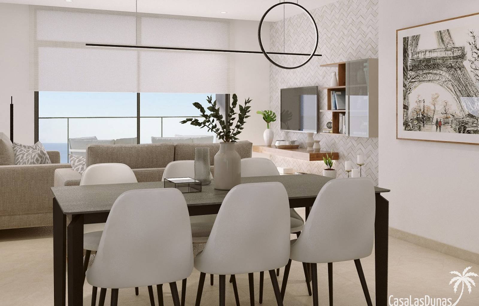  Dieses moderne und schöne Neubauprojekt befindet sich in Benidorm, alle Annehmlichkeiten sind zu Fuß erreichbar. Das Projekt bietet Wohnungen mit 2, 