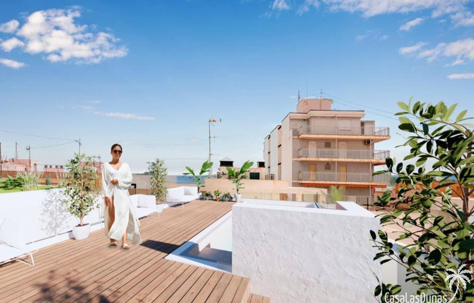  Einmalige Gelegenheit, nur 600 Meter vom Strand und dem Zentrum entfernt, Penthouse mit 2 Schlafzimmern! Eine solche Gelegenheit ist an diesem Stando