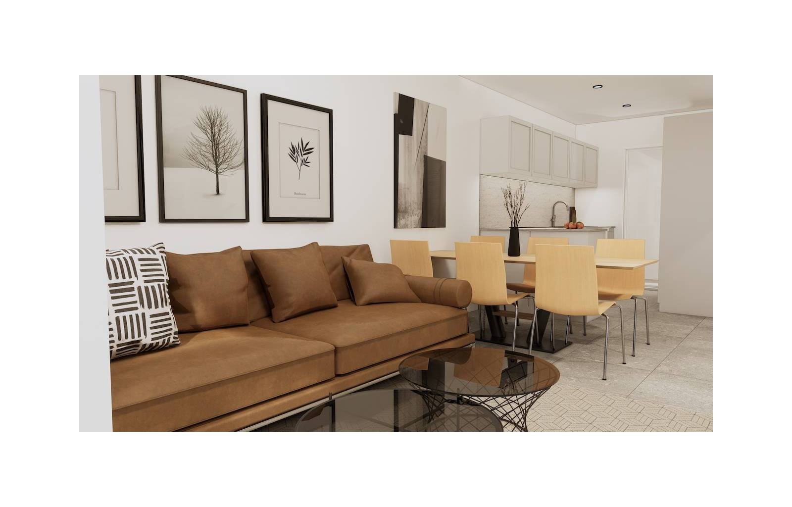  24 luxuriöse Stadthäuser bilden dieses Projekt, eine zeitgenössische Entwicklung in Villamartin, in der Nähe vieler Annehmlichkeiten. Die schönen Str