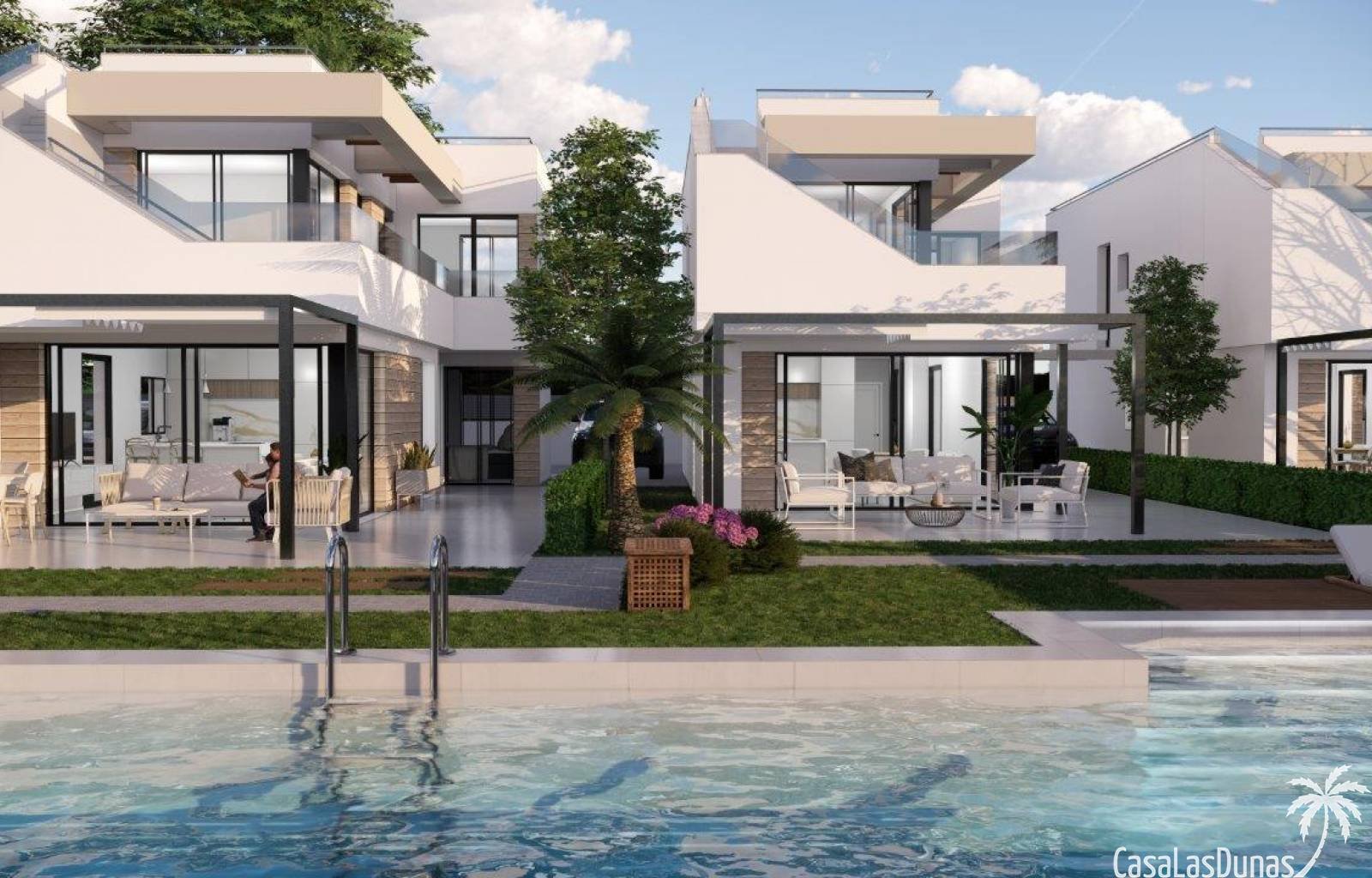  In diesem Golfresort, das nur 9 Kilometer von den wunderschönen Sandstränden der Orihuela Costa entfernt liegt, entsteht derzeit ein neuer Komplex. I