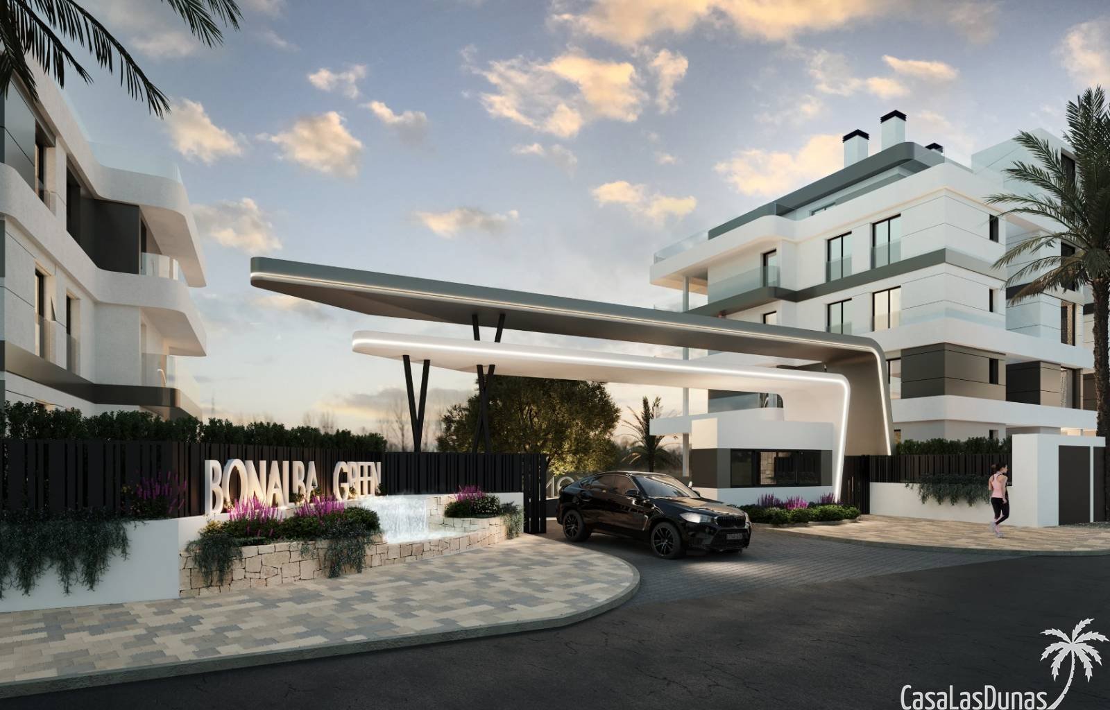  An der Costa Blanca Süd entsteht ein brandneuer Wohnkomplex mit Luxusapartments und -villen. In Phase 1 stehen noch Wohnungen mit 2 oder 3 Schlafzimm