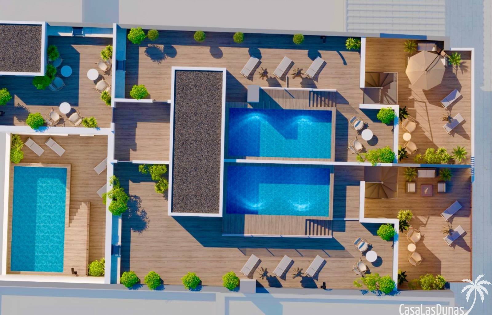  Diese Luxusapartments werden im Zentrum von Torrevieja gebaut, nur 200 Meter von der Küste entfernt. Die Wohnungen verfügen über 3 Schlafzimmer und 2