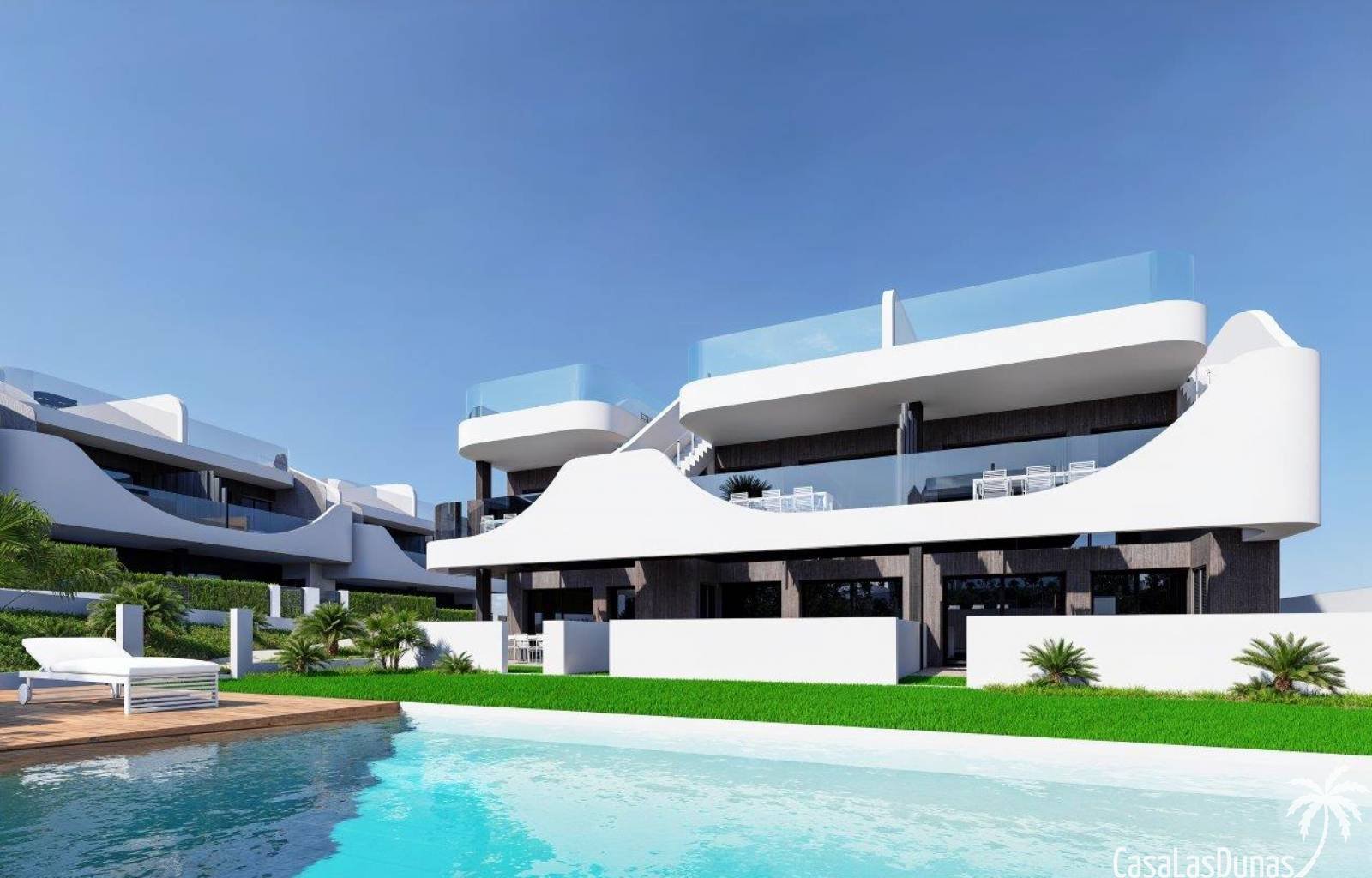  Dieser neue Komplex wird in ruhiger Lage etwas außerhalb des Dorfes San Miguel gebaut. Die meisten Immobilien sind sonnig und nach Osten ausgerichtet