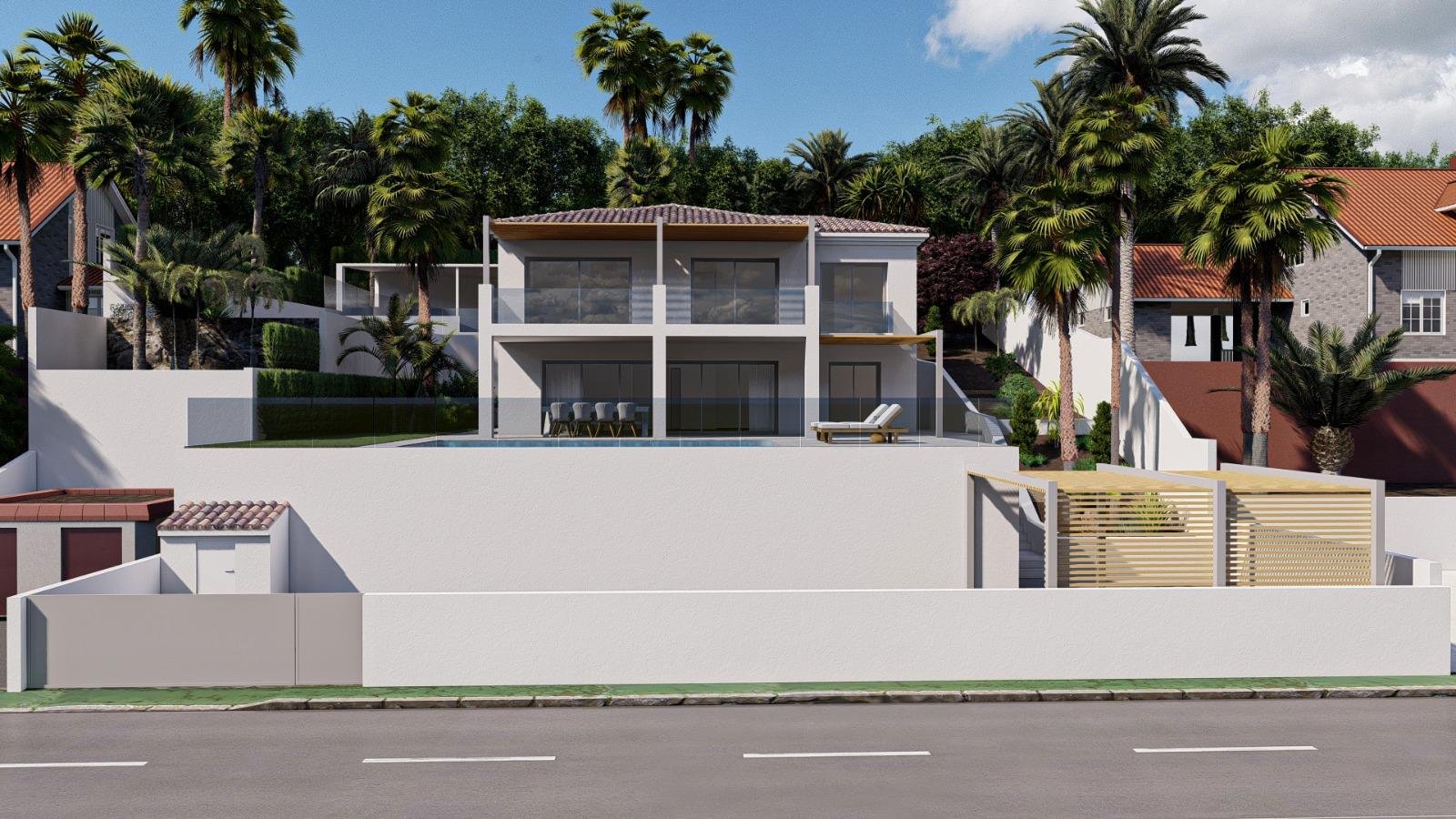  In der schönen Ortschaft Altea gelegen, bietet diese exklusive Villa ein einzigartiges Wohnerlebnis mit beeindruckendem Meerblick. Entworfen für diej