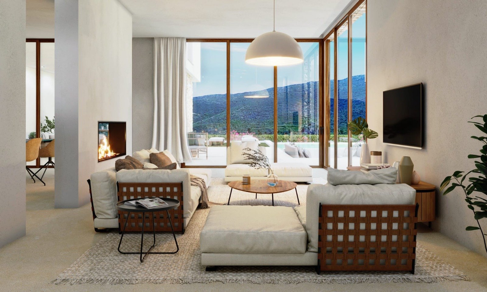  In der wunderschönen Stadt Jávea gelegen, bietet diese exklusive Villa eine privilegierte Umgebung, um das mediterrane Leben zu genießen. Mit einer E