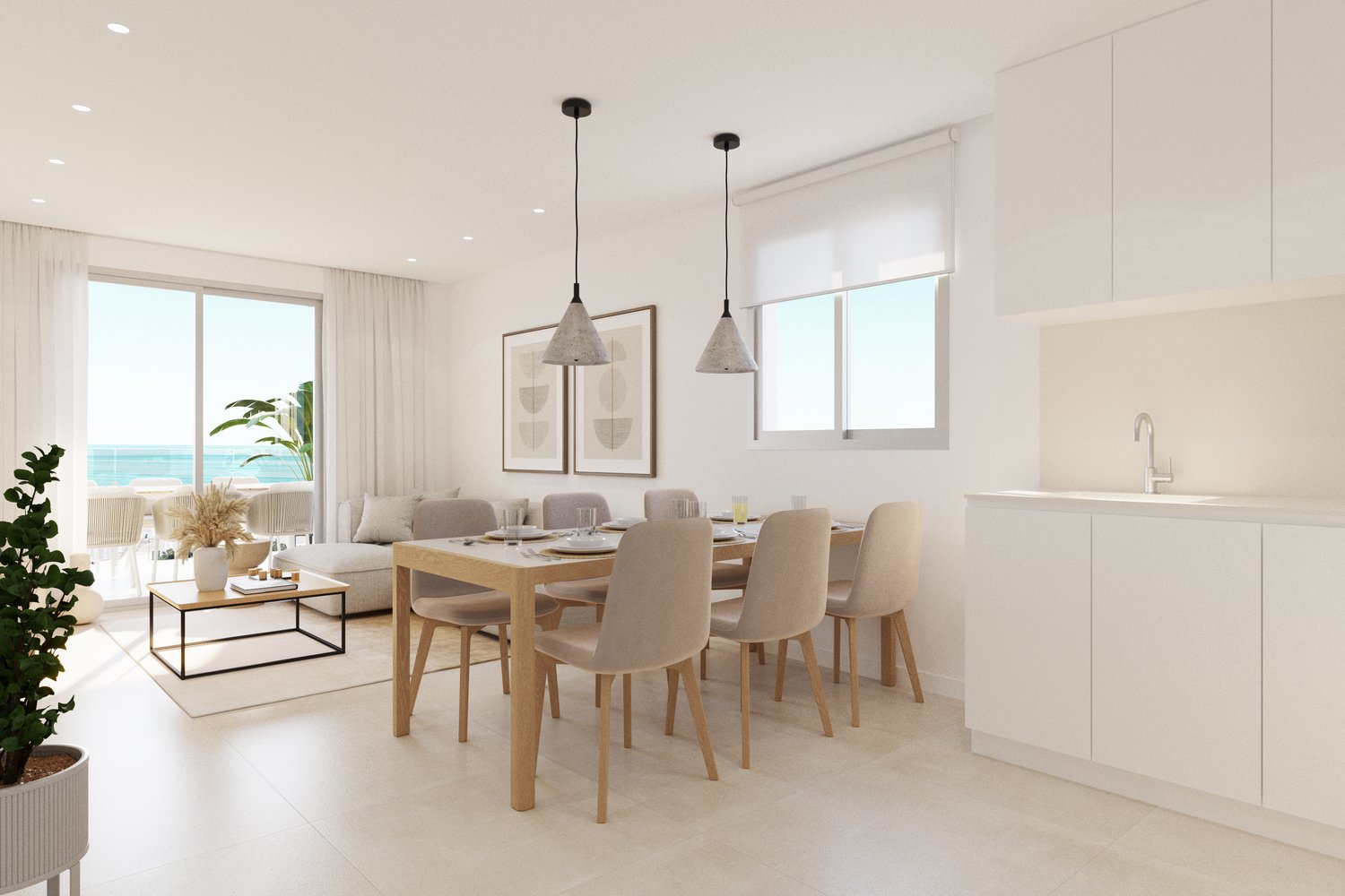  In der charmanten Stadt Santa Pola gelegen, bietet diese Wohnanlage eine Auswahl von 80 Immobilien, darunter Apartments und Penthäuser, die für dieje