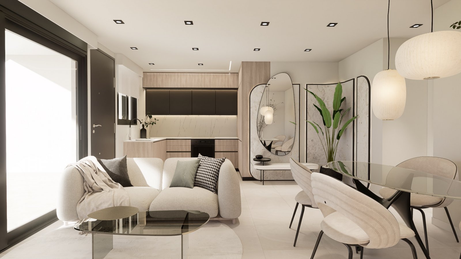  In der charmanten Stadt Pilar de la Horadada gelegen, bietet diese Wohnanlage eine Auswahl von 23 Bungalows, die Komfort und Stil bieten. Die Typolog