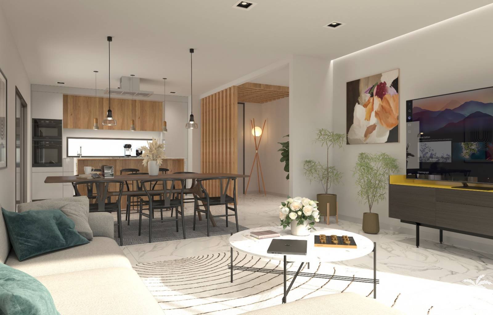  Diese wunderschönen Villen mit überdachter Garage und privatem Swimmingpool werden in der Nähe des Quiron-Krankenhauses gebaut. Das Projekt wird aus 