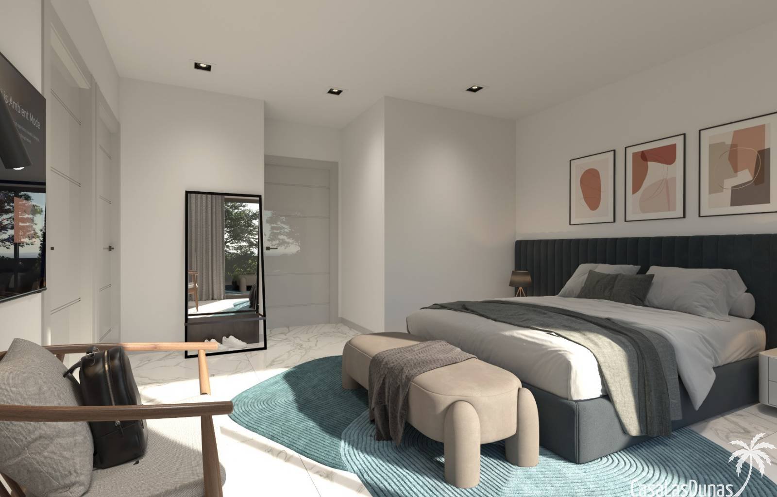  Diese wunderschönen Villen mit überdachter Garage und privatem Swimmingpool werden in der Nähe des Quiron-Krankenhauses gebaut. Das Projekt wird aus 