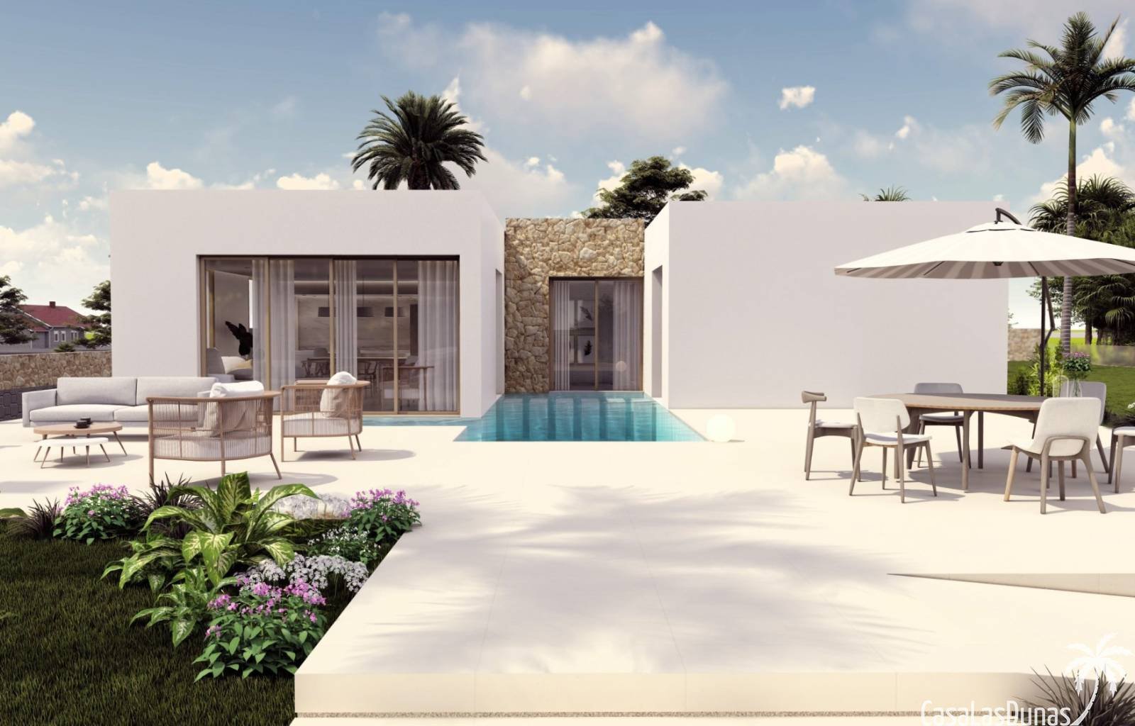  Neubau von zwei exklusiven Luxusvillen, die den höchsten Ansprüchen an Komfort, Stil und Eleganz gerecht werden, in Algorfa, in der Nähe des La Finca