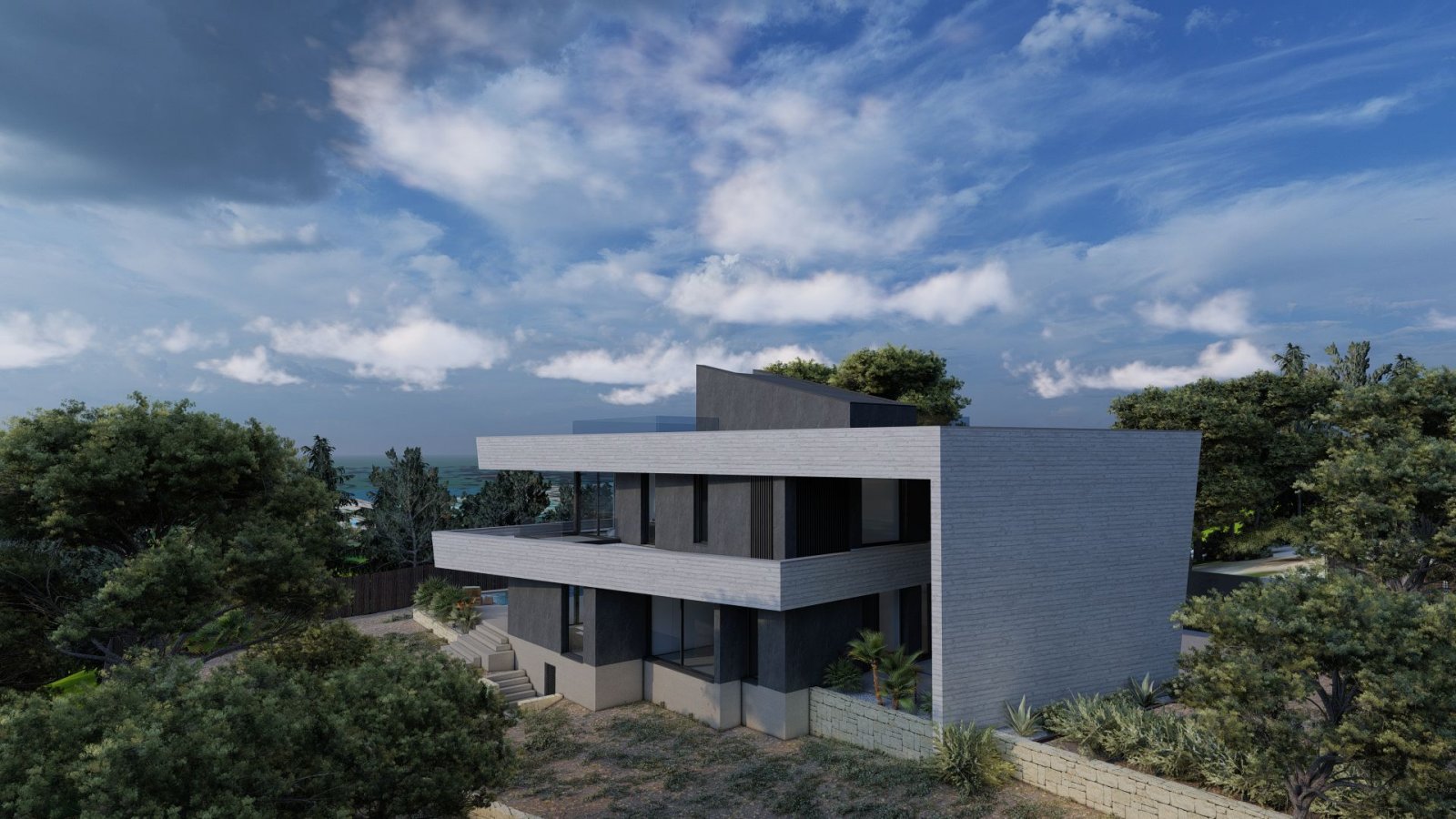  In der exklusiven Gegend von Altea gelegen, bietet diese Villa eine privilegierte Umgebung nur 2 km vom Meer entfernt. Mit einem Design, das Eleganz 
