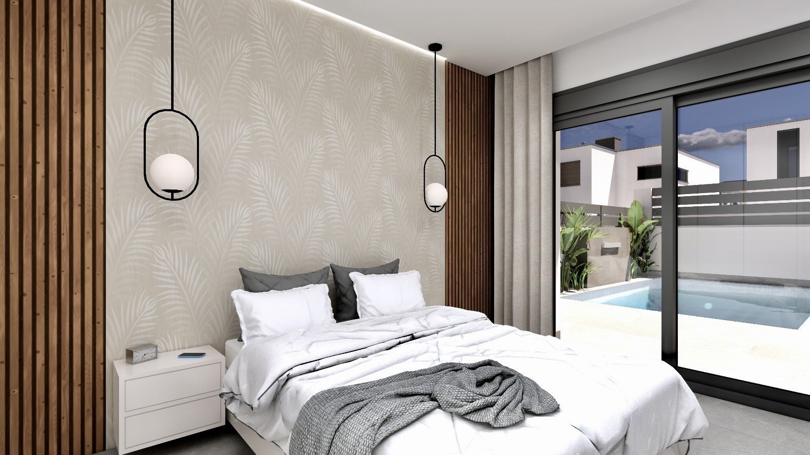  In der charmanten Ortschaft Benijófar gelegen, bietet dieses exklusive freistehende Chalet eine perfekte Kombination aus Komfort und Stil. Mit einer 