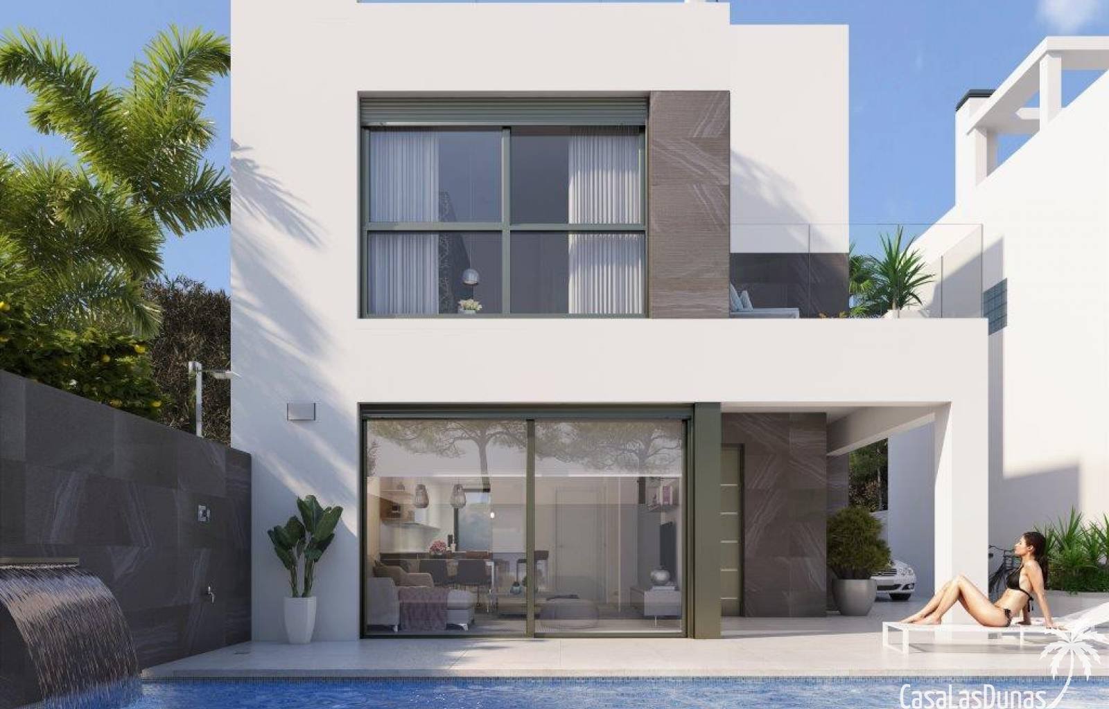 Orihuela Costa:  Eines der berühmtesten Küstengebiete der Küste von Alicante ist Orihuela Costa, wo dieses luxuriöse Wohnprojekt gebaut wird. Diese kleine Residenz wi 