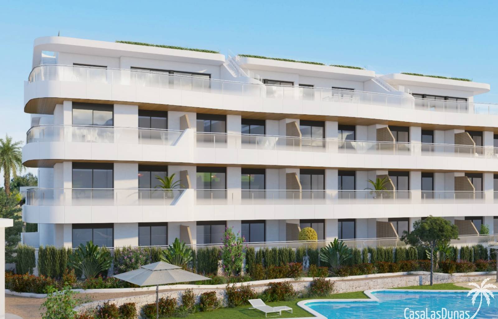 Diese Apartments befinden sich in unmittelbarer Nähe der Sandstrände von Playa Flamenca, direkt neben dem Einkaufszentrum. Es wird ein ziemlich große