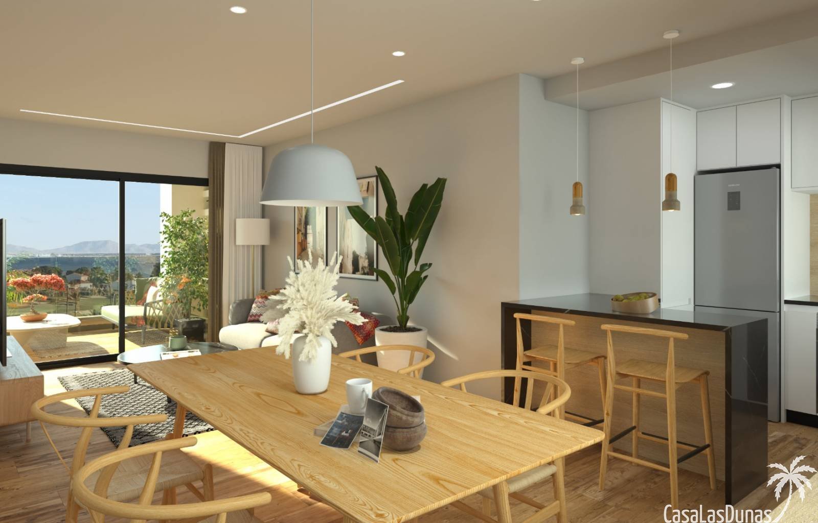 Dieser schöne neue Apartmentkomplex mit 2 und 3 Schlafzimmern befindet sich in Los Alcazares im Bau. Sie haben die Wahl zwischen Erdgeschosswohnungen