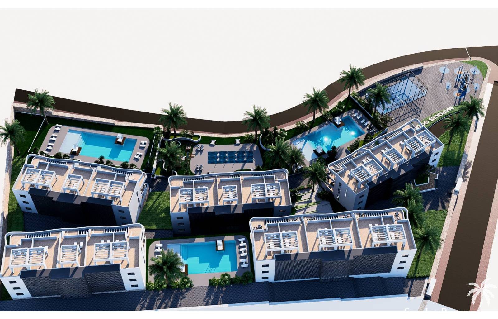  Willkommen in Finestrat-Benidorm, hier finden Sie ein exklusives Projekt mit 78 Apartments mit 2 Schlafzimmern und 2 Bädern, verteilt auf 5 Blöcke. E