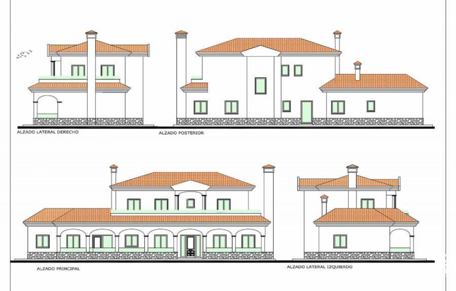  Bauen Sie Ihre eigene Traumvilla in Pinoso ! Es besteht die Möglichkeit, zwischen einem traditionellen Baustil und einem modernen Stil zu wählen. Das